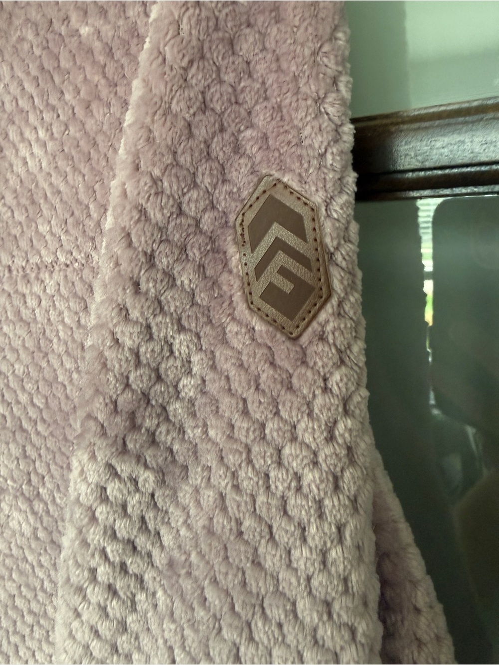 Free Country Women’s XL Plush Zip-Up Jacket in light purple - Picture 4 of 5